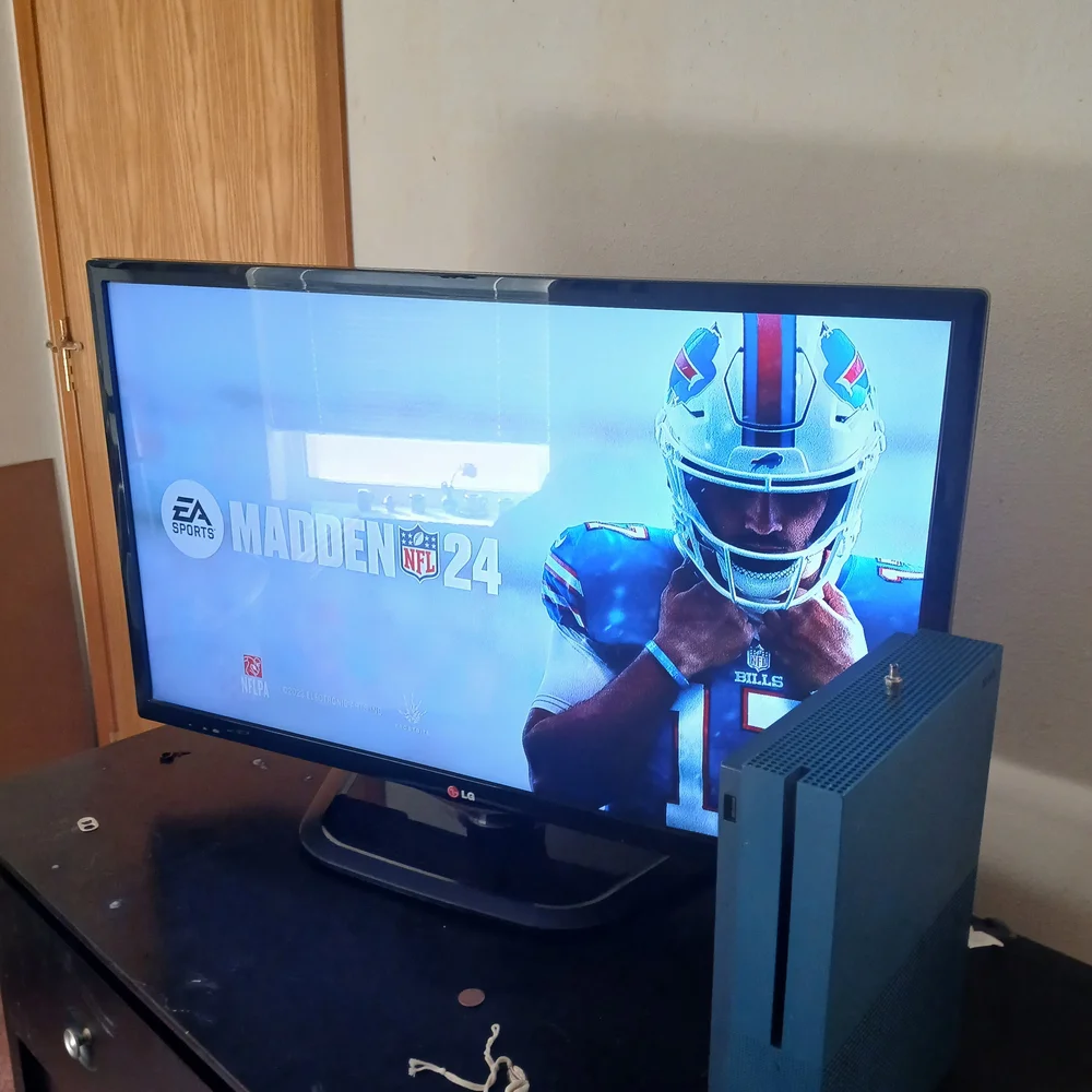 Blue Gaming Console